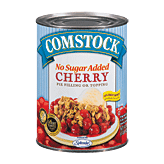 Comstock Pie Filling Or Topping Cherry No Sugar Added Full-Size Picture